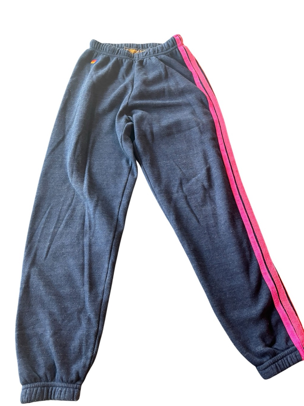 Aviator Nation Women’s Sweatpants with Rainbow Stripe Size XS great for teens